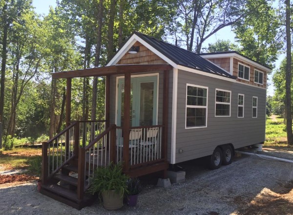 Mustard Seed Sprout Tiny House at Lake Walk in Greer SC