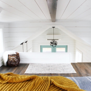 The Sprout from Mustard Seed Tiny Homes - loft view
